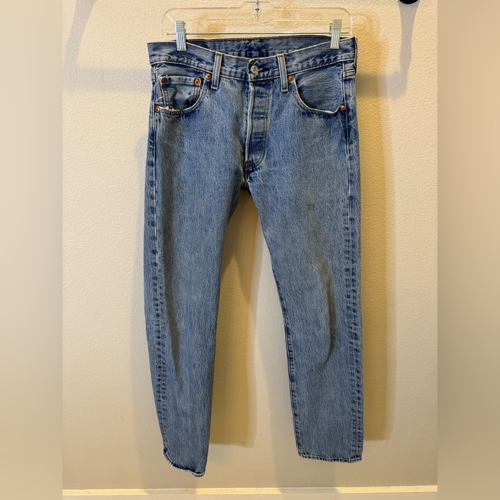 Levi's Light Blue Straight Jeans